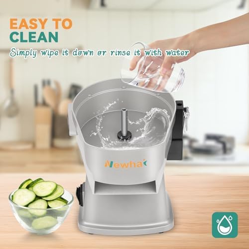 Newhai 4 in 1 Commercial Vegetable Chopper, Electric Dicer Slicer Machine - Image 5