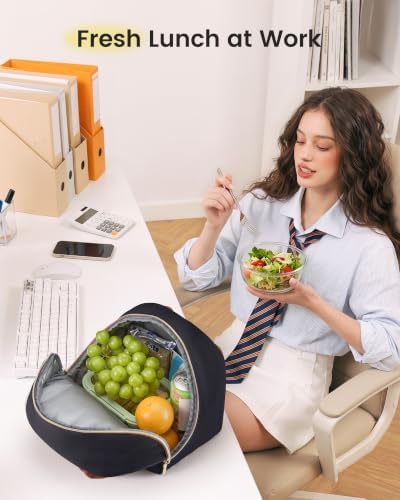 Insulated Lunch Bag for Women Men, Cute Fit and Fresh Lunch Box