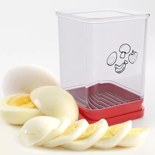 Niklye Multi-Use Slicer Cup With Push Plate For Fruits, Veggies & Eggs - Image 7