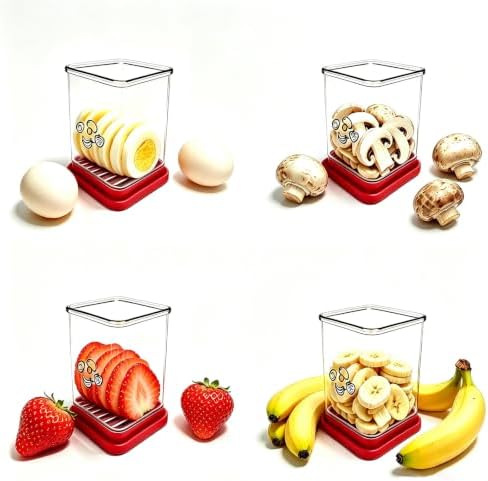Fruit Slicer Cup for Strawberry, Banana, Egg with Cleaning Brush - Image 5