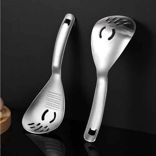 5 in 1 Egg Separator for Raw Eggs, Potato Masher Multifunction Cooking Spoon, Egg Yolk Separator, Grater Plate, Bottle Opener & Slotted Spoon 304 Stainless Steel - Image 6