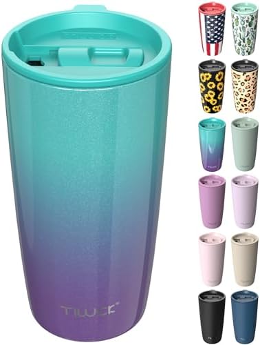 TILUCK 20 oz Insulated Coffee Tumbler with BPA-Free Lid by TILUCKBringsGoodLuck