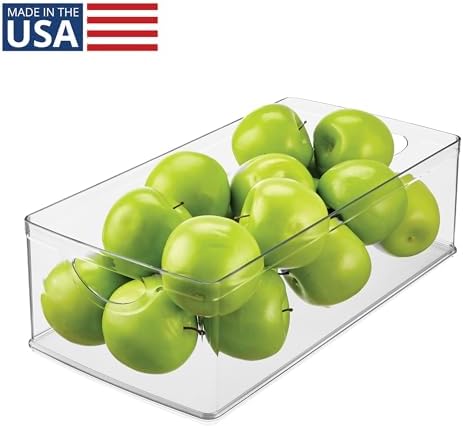 Stackable Clear Plastic Extra Long Storage Bin