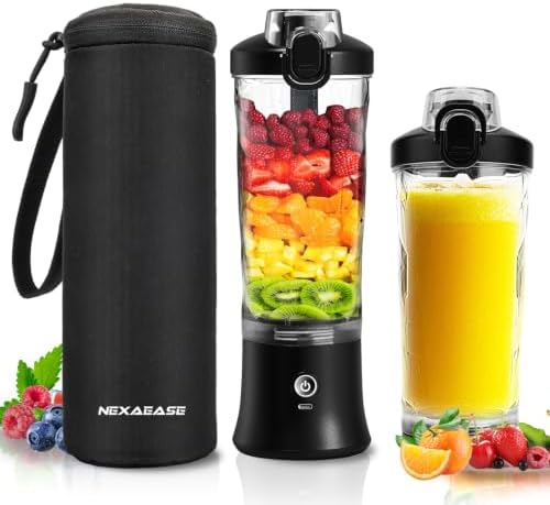 Portable Blender Personal Juicer for Shakes Smoothies with Insulated Sleeve