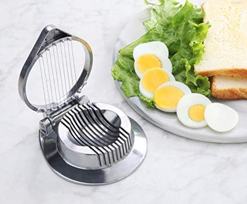 New Star Foodservice Commercial Grade Aluminum Egg Slicer, Mushroom Slicer with Stainless Steel Wire (Hand Wash Only) - Image 5