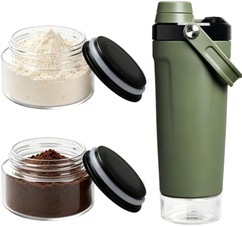 2Pcs Storage Base with Snap-on Lid for Stanley Shaker Bottle 20 oz by Flexirotate