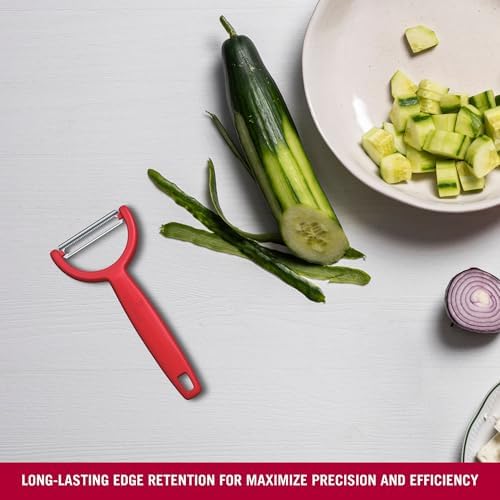 Victorinox Ypso Peeler for Fruit and Vegetables with Serrated Edge