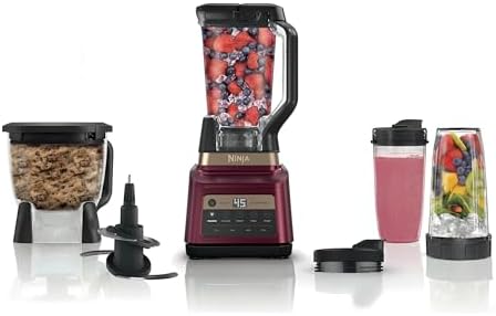 Ninja Professional Plus Kitchen System, 1400WP, Auto-iQ, Red, BN801RD1BRN by Unknown