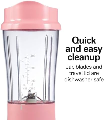 Portable Blender for Smoothies With 14 oz. Travel Jar