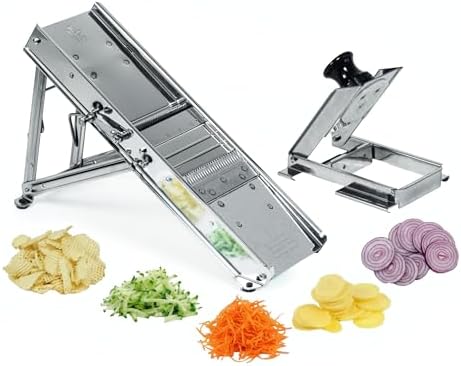Bron Coucke - Stainless Steel Mandoline Slicer, Fries, Julienne & Waffle by Unknown
