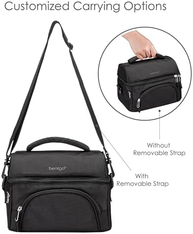 Deluxe Insulated Lunch Bag with Adjustable Strap & Outer Pocket