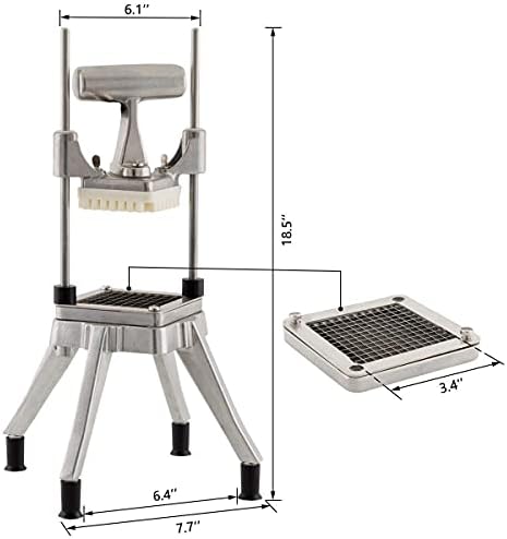 Commercial Vegetable Dicer, 1/2" +1/4" +3/8" - Image 3