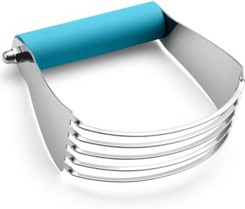 Spring Chef Large Dough Blender For Baking - Durable Pastry Blender - Teal by SpringChef
