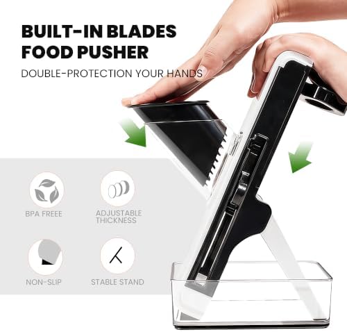 Mandoline Slicer Kitchen Vegetable Slicer with Container