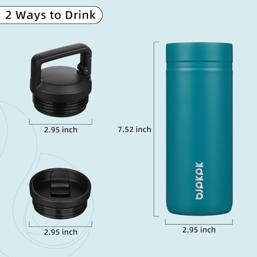 BJPKPK 20 oz Insulated Travel Water Bottle, Coffee Tumbler Stainless Steel - Image 4