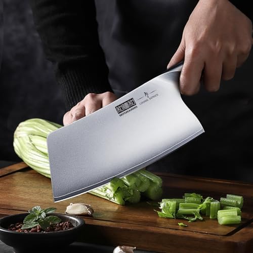 Cleaver Knife 7 Inch, Ultra Sharp Vegetable Meat Chopper Knife