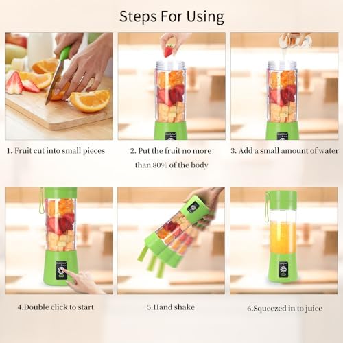 Portable Blender, Electric USB Mini Juicer Blender For Shakes and Smoothies - Image 5
