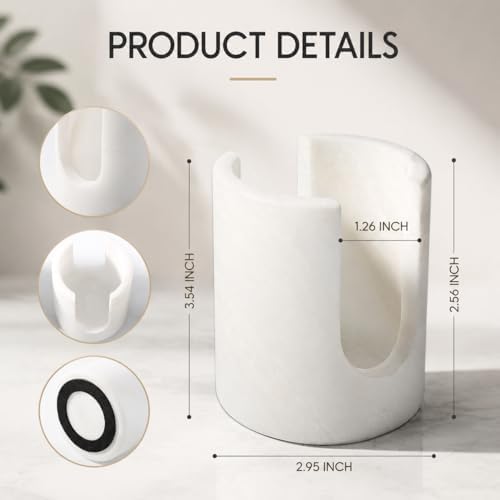 Marble Sponge Holder for Kitchen Sink Counter, Natural Stone Sponge Caddy for Sink Organizer, Dish Drying Rack, Marble Kitchen Accessories, Housewarming Gifts(Namib Fantasy)