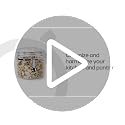 Oggi 4pc Clear Canister Set with Clamp Lids & Spoons - Airtight Food Storage Containers, Ideal for Kitchen & Pantry Storage of Bulk, Dry Food Including Flour, Sugar, Coffee, Rice, Tea, Spices & Herbs
