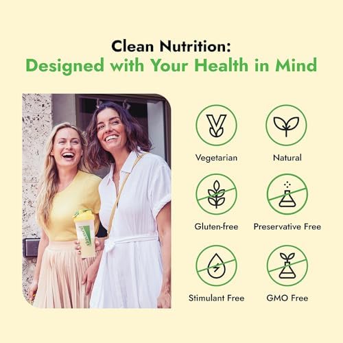 Meal Replacement Shakes for Weight Loss for Women & Men, Protein Powder with Shaker Bottle Included, Low-Glycemic Vanilla, 24g Protein Per Serving (2 Cans @ 17.6 oz ea + Shaker Bottle + Scoop)