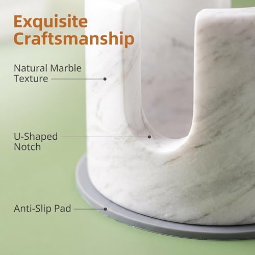 Natural Marble Sponge Holder, Stone Kitchen Sink Sponge Rack