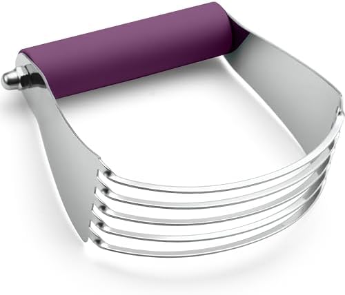 Spring Chef Large Dough Blender For Baking - Durable Pastry Blender, Purple by SpringChef