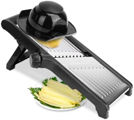 Adjustable Mandoline Vegetable Slicer with 5 Blades - Image 2