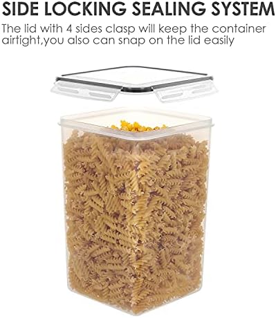 Extra Large Airtight Food Storage Containers, 6.5L, 4 Pcs