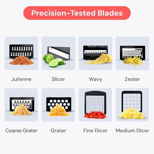 Pro Original Vegetable Chopper & Mandoline Slicer 8-in-1 Prep Tool