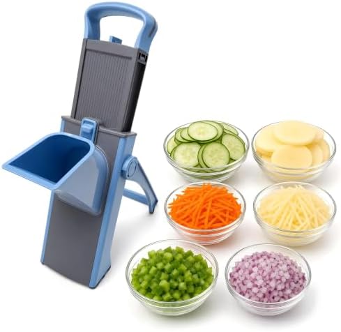 Mandoline Slicer for Kitchen,once for all mandoline slicer，SkyBlue by Unknown