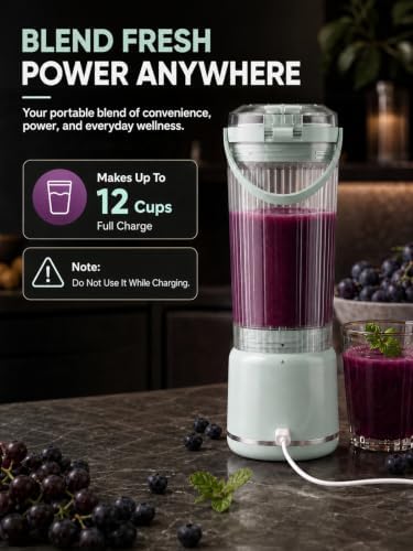 Cordless Portable Blender for Smoothies, Shakes and Ice Crushing - Image 6