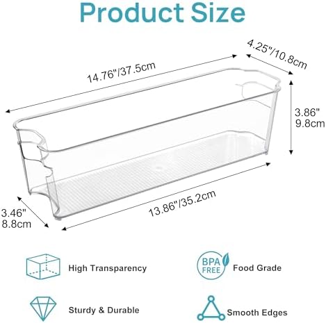 4Pcs Clear Breastmilk Storage Bags Container in Freezer Fridge