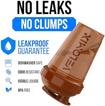 6 Pack 20oz Protein Shaker Bottle for Protein Mixes, Mood Tones