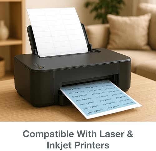 Printable Address Labels 1" x 2-5/8", 3000 Mailing Stickers, White