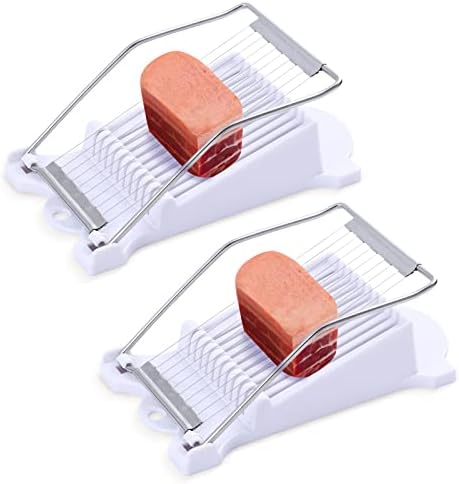 2 Pack Luncheon Meat Slicer, Egg Slicers,Strawberry Slicer by Zxmissu