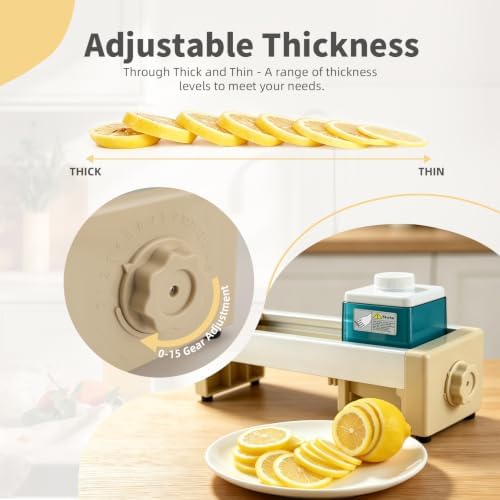 Safe Mandoline Slicer Plus, 15 Adjustable Thickness Settings - Image 5