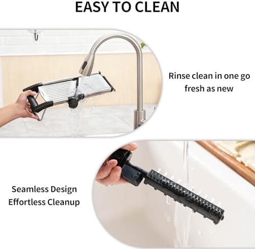 Mandoline Slicer for Kitchen, Mandolin and Julienne for Vegetables