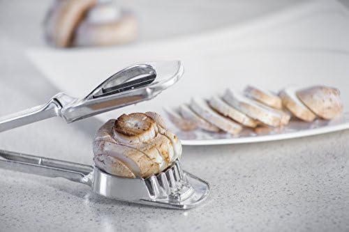 Mushroom and Egg Slicer, Cast Aluminum,Silver