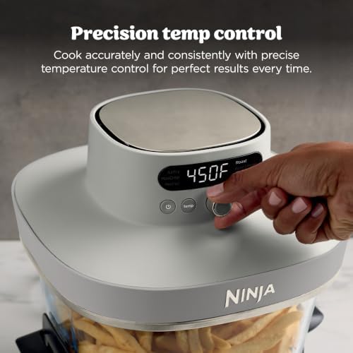 Ninja Crispi Pro Glass Air Fryer, 6-in-1, Amazon Exclusive Bone & Champagne - Image 4