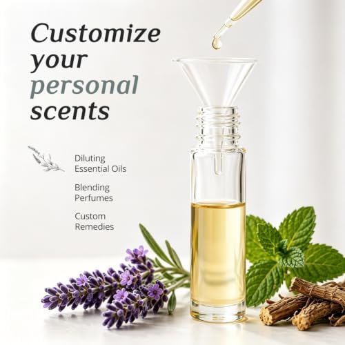 PrettyCare Set of 60, 10 ml Essential Oil Roller Bottles with Stainless Steel Roller Ball - Bulk Refillable Leak-proof Empty Clear Glass Roll on Bottles with Silver Metal Caps for Travel, Perfume - Image 6
