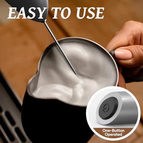 SIMPLETASTE Milk Frother Handheld Electric Foam Maker Battery Operated - Image 2