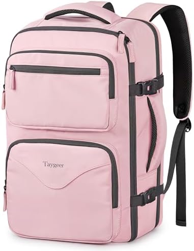 Taygeer Travel Backpack for Women, Travel Personal Item Bag with Shoe Pouch by Taygeer