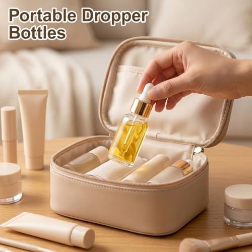 1/2 Oz Clear Glass Dropper Bottles, 15ml Dropper Bottles for Tinctures,Leak-proof Glass Dropper Bottle, Suitable for Essential Oils, Laboratory Chemicals, Cologne, and Perfume - Image 7