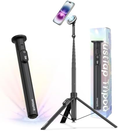 Magnetic Phone Tripod for iPhone, JustTap Tripod for MagSafe