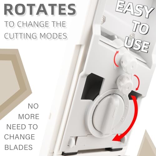 Upgrade Safe Mandoline Slicer for Kitchen,Adjustable Vegetable Food Chopper Onion Potato Fries Cutter, Veggie Salad Julienne + Dicer, with Draining basket, Kitchen Chopping Artifact, Gift - Image 4
