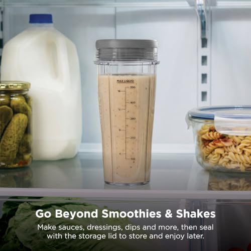 Ninja Nutri™ Blender, 900PW, (3) 20oz To-Go Cups, Silver, BQ301SL1BRN - Image 6