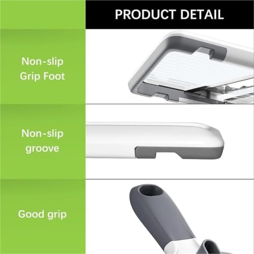 Multi Handheld Mandoline Slicer with Adjustable Stainless Steel Blade - Image 6
