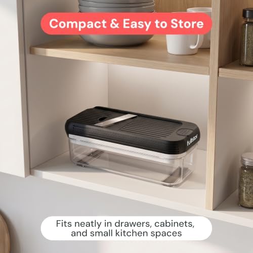Essential Vegetable Chopper & Mandoline Slicer 8-in-1 Kitchen Tool
