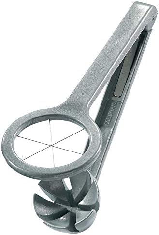 Wedge Egg Slicer - Heavy-Duty Aluminum Cutter with Stainless Steel Blades for Wedge Slices, Multi-Purpose Wedger for Eggs, Mushrooms, Strawberries & Kiwi, Kitchen Essentials