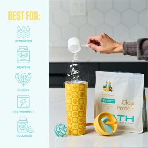 BlenderBottle Tumbler 2-in-1 Stainless Steel Shaker Bottle 24oz Kami Smiles - Image 3